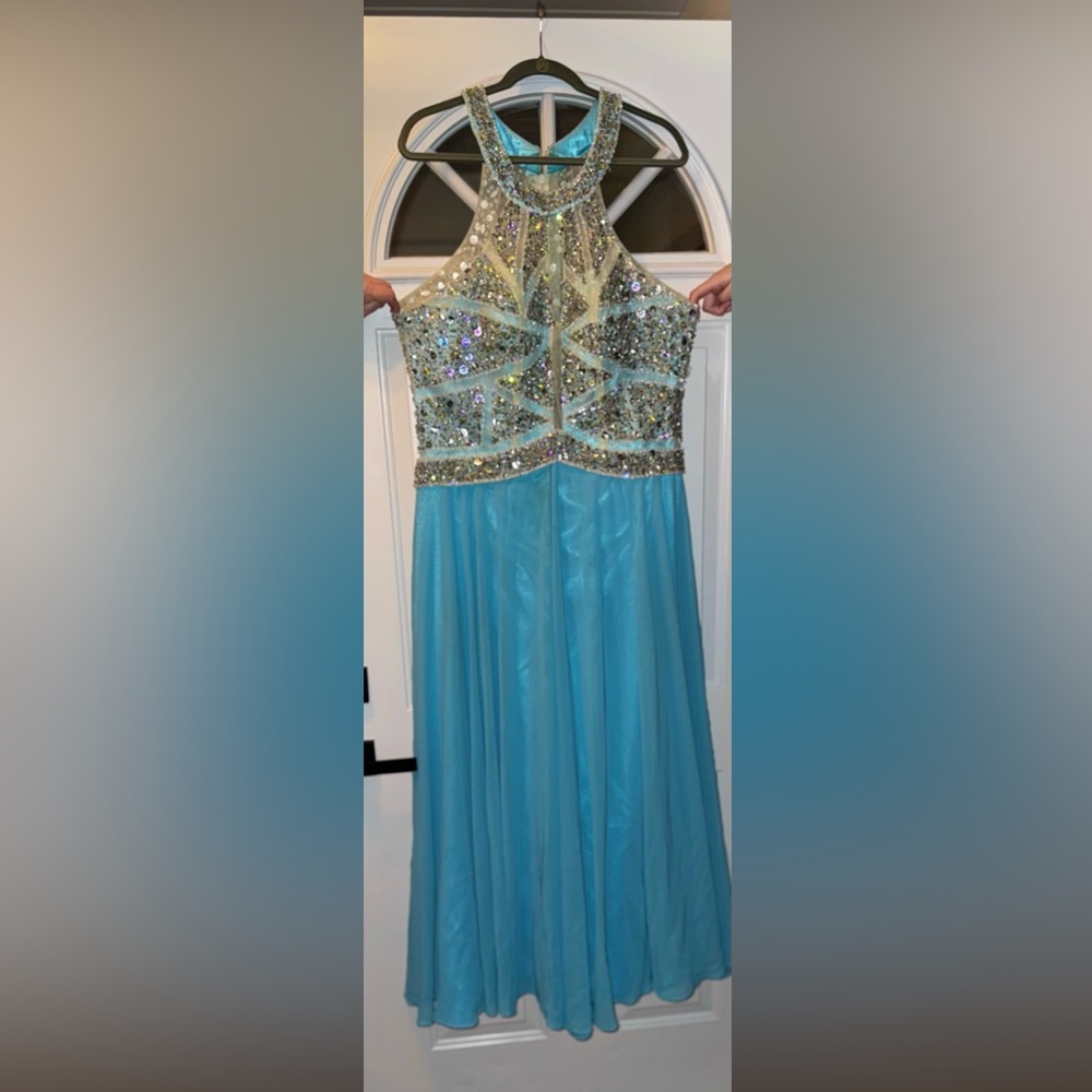 Teal Prom Dress
